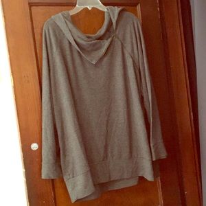 Soft Grey Sweater Shirt